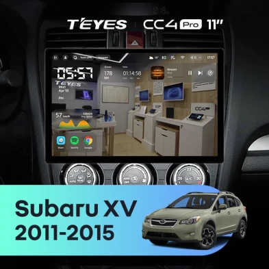 Штатная магнитола Teyes CC4 Pro 8/128 Subaru XV (2011-2015) Тип-B (11")