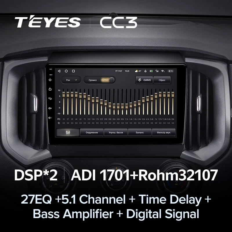 Штатная магнитола Teyes CC3 4/32 Chevrolet TrailBlazer (2017-2019)