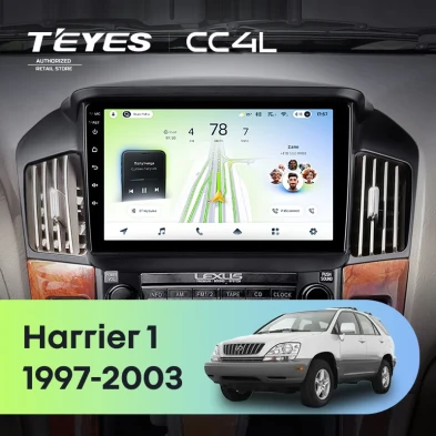 Штатная магнитола Teyes CC4L 6/64 Toyota Harrier 1 (XU10) (1997-2003) F1