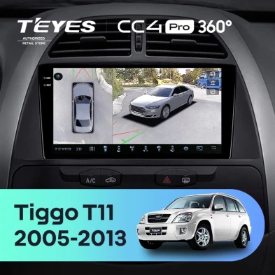 Штатная магнитола Teyes CC4 Pro 360 8/128 Chery Tiggo T11 1 (2005-2013)