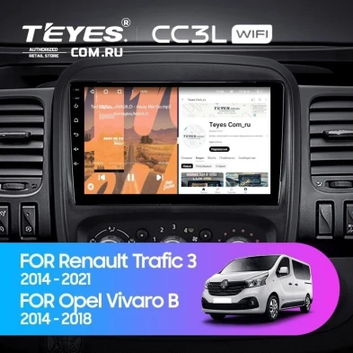 Штатная магнитола Teyes CC3L WiFi 2/32 Renault Trafic 3 (2014-2021)