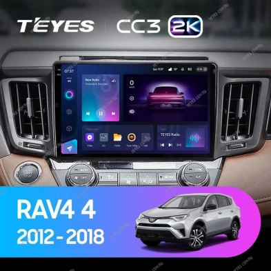 Штатная магнитола Teyes CC3 2K 4/32 Toyota RAV4 (2012-2018)