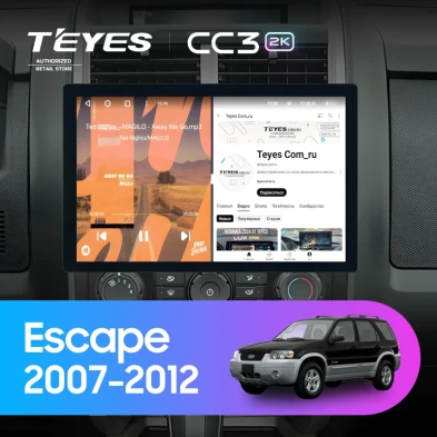 Штатная магнитола Teyes CC3 2K 6/128 Ford Escape (2007-2012) F2 (13")