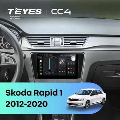 Штатная магнитола Teyes CC4 6/64 Skoda Rapid 1 (2012-2020) F1