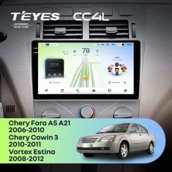 Штатная магнитола Teyes CC4L 6/64 Vortex Estina (2008-2012)