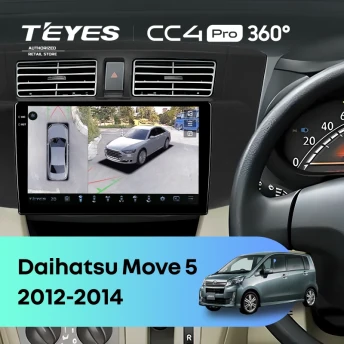 Штатная магнитола Teyes CC4 Pro 360 8/128 Daihatsu Move 5 (2012-2014)