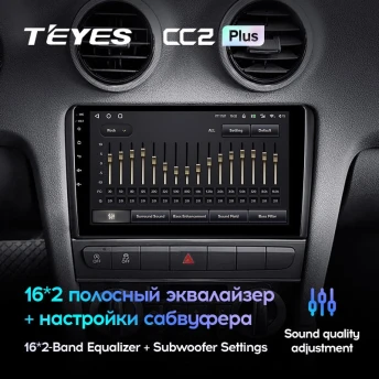 Штатная магнитола Teyes CC2 Plus 4/64 Audi RS3 1 (2011-2012)