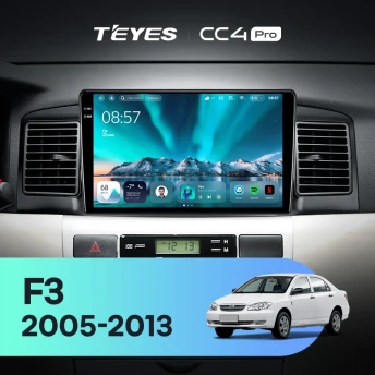 Штатная магнитола Teyes CC4 Pro 12/256 BYD F3 (2005-2013)