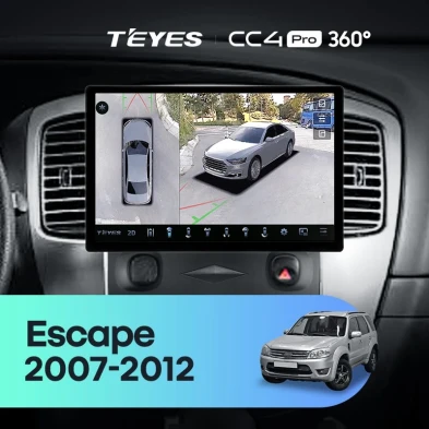 Штатная магнитола Teyes CC4 Pro 360 12/256 Ford Escape (2007-2012) F1 (11")